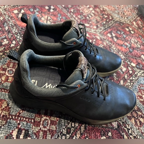 Men’s Black/Gray ECCO Hybrid Golf Shoes, size 11 - Picture 5 of 9